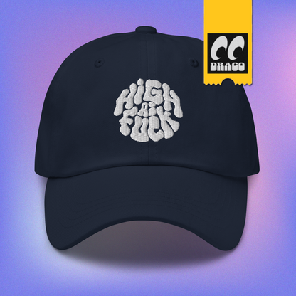 /High As F*ck/ Embroidered Dad Cap